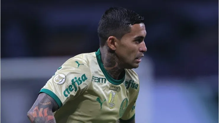 SP - SAO PAULO - 15/09/2024 - BRASILEIRO A 2024, PALMEIRAS X CRICIUMA - Dudu jogador do Palmeiras durante partida contra o Criciuma no estadio Arena Allianz Parque pelo campeonato Brasileiro A 2024. Foto: Ettore Chiereguini/AGIF