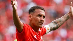 Alan Patrick comemora gol pelo Internacional. Foto: Maxi Franzoi/AGIF