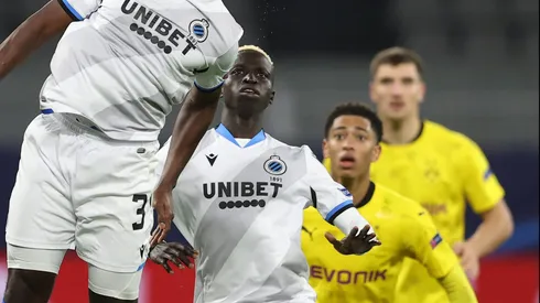 Jude Bellingham ainda pelo Borussia Dortmund em partida diante do Club Brugge. (Photo by Lars Baron/Getty Images)