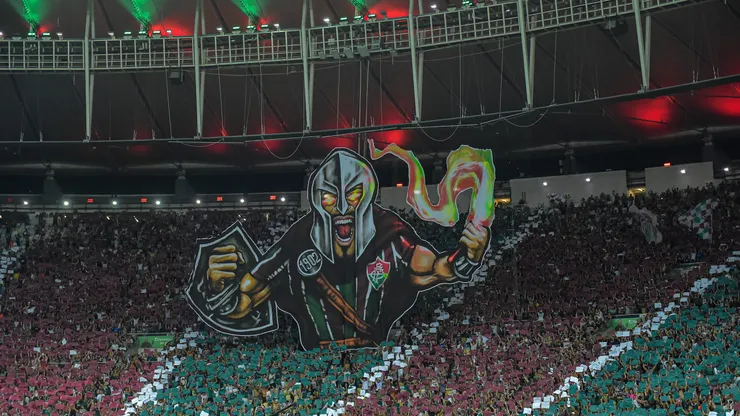 Torcida do Fluminense promete lotar o Maracanã para a decisão diante do Galo pela Libertadores. Foto: Thiago Ribeiro/AGIF