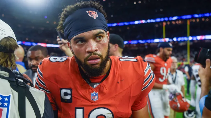 DJ Moore faz avaliação sobre Caleb Williams e o ataque dos Chicago Bears. Foto: Ken Murray/Icon Sportswire NFL