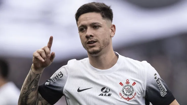 Rodrigo Garro durante partida entre Corinthians e Flamengo, na Neo Química Arena, pelo Campeonato Brasileiro, no dia 01/09/2024. Foto: Marco Galvão