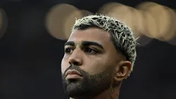 Gabigol durante partida do Flamengo contra o Vasco.