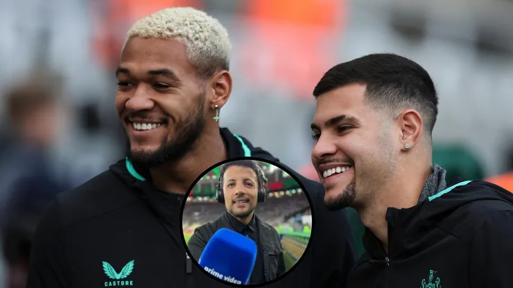 Joelinton (à esquerda) disse que admira futebol do Palmeiras de Abel Ferreira - Fotos: IMAGO e Reprodução/Instagram