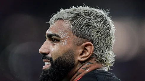 Gabigol durante jogo do Fla.