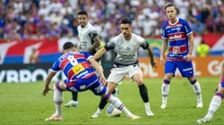 Coronado jogador do Corinthians durante partida contra o Fortaleza no estadio Arena Castelao pelo campeonato Brasileiro A 2024.