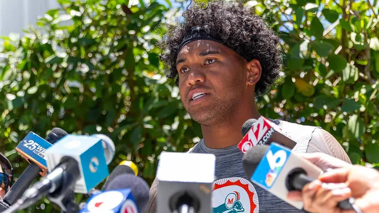 Tua Tagovailoa fala em aposentadoria após mais uma concussão. Foto: David Santiago.
