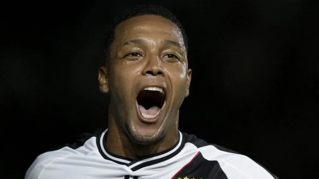 David, atacante do Vasco. Foto: Jorge Rodrigues/AGIF