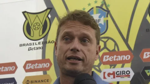 Seabra durante jogo do Campeonato Brasileiro contra o Fortaleza.