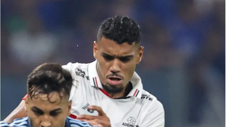 Ruan Tressoldi em sua estreia no São Paulo. Foto: Gilson Lobo/AGIF