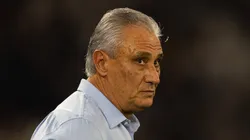 Tite durante partida entre Botafogo X Flamengo, no Estádio Nílton Santos, pelo Campeonato Brasileiro, no dia 18/08/2024. Foto: Ruano Carneiro