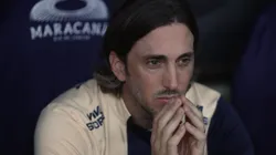 RIO DE JANEIRO, BRAZIL - SEPTEMBER 1: Luis Zubeldía coach of Sao Paulo looks on prior to the match between Fluminense and Sao Paulo as part of Brasileirao 2024 at Maracana Stadium on September 1, 2024 in Rio de Janeiro, Brazil. (Photo by Wagner Meier/Getty Images)