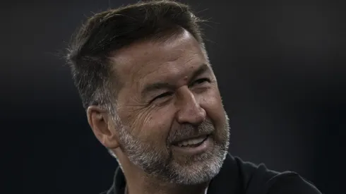 RJ - RIO DE JANEIRO - 14/09/2024 - BRASILEIRO A 2024, BOTAFOGO X CORINTHIANS - Augusto Melo presidente do Corinthians antes da partida contra o Botafogo no estadio Engenhao pelo campeonato Brasileiro A 2024. Foto: Jorge Rodrigues/AGIF