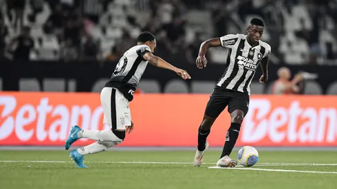 Luiz Henrique na partida contra o Corinthians