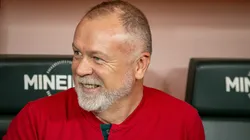 Mano Menezes e a confiança em Germán Cano. Foto: Fernando Moreno/AGIF