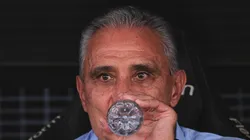 Tite durante partida na Arena Corinthians.