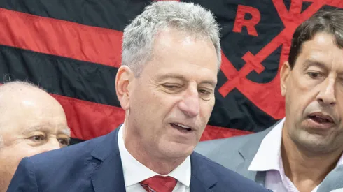 Rodolfo Landim, presidente do Flamengo, em audiência pública do Gasômetro, no dia 31/07/2024. Foto: Erica Martin