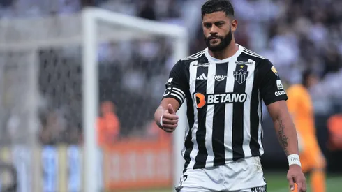 Hulk jogador do Atletico-MG durante partida contra o Corinthians no estadio Arena Corinthians pelo campeonato Brasileiro A 2024