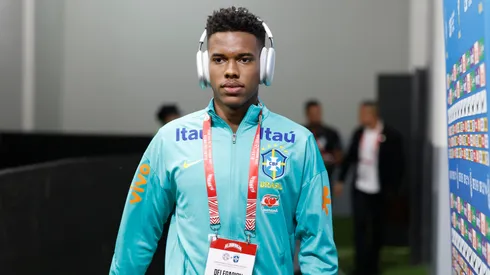 Jogador fez a sua estreia pela Amarelinha. Divulgação/Rafael Ribeiro/CBF.