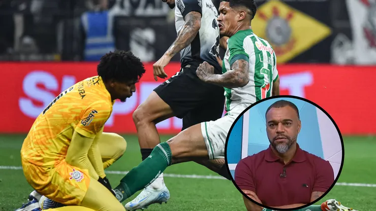 Denílson vê erro de Hugo Souza e não teria anulado gol de Juventude - Fotos: IMAGO e Divulgação/Band
