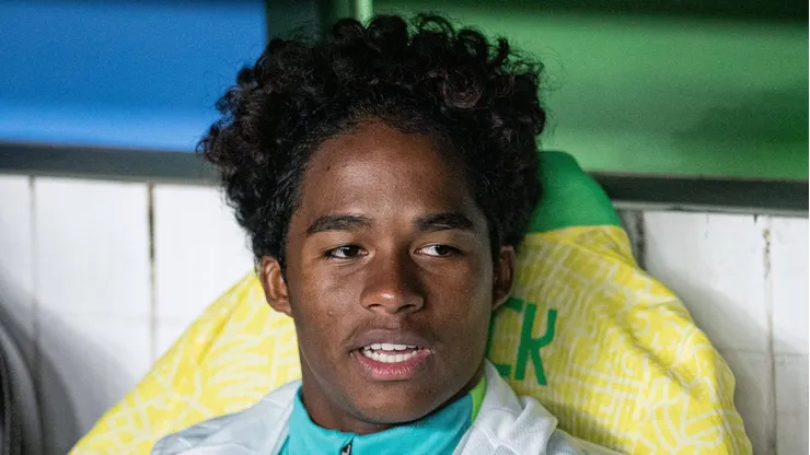 - Atacante Endrick, ex-Palmeiras e atualmente no Real Madrid