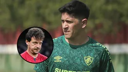 Germán Cano ficou abalado com saída de Diniz, mas treinador precisou 'voltar'
