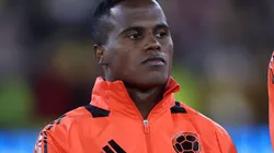 Jhon Arias pela Seleção Colombiana, antes de partida em Londres, no dia 22/03/2024