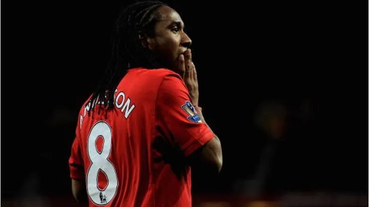 Anderson durante partida entre Manchester United e Sunderland, pela Premier League, no dia 03/10/2009. Foto: Michael Regan