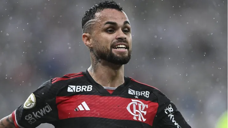 Michael durante partida entre Flamengo e Bragantino, no Maracanã, pelo Campeonato Brasileiro, no dia 25/08/2024. Foto: André Ricardo