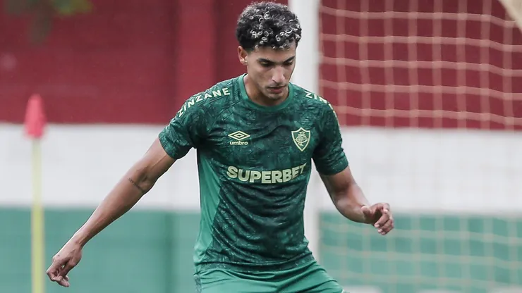 Gabriel Fuentes treinando pelo Fluminense. Foto: Lucas Merçon/ Fluminense/ Flickr