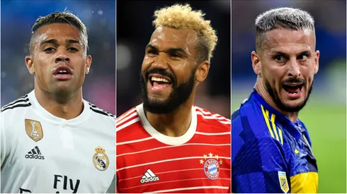 Mariano Díaz, Choupo-Moting e Benedetto estão sem clube. Foto: Getty Images