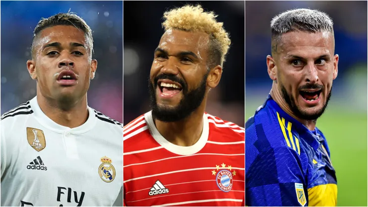 Mariano Díaz, Choupo-Moting e Benedetto estão sem clube. Foto: Getty Images