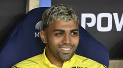 Gabigol, jogador do Mengão, durante jogo pela Libertadores.