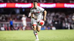 Bobadilla jogador do Sao Paulo durante partida contra o Santos no estadio Morumbi pelo campeonato Paulista 2024