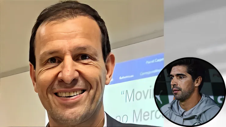 Savério Orlandi pretende renovar com Abel, mas português precisa querer o mesmo objetivo - Fotos: Divulgação/LinkedIn e IMAGO