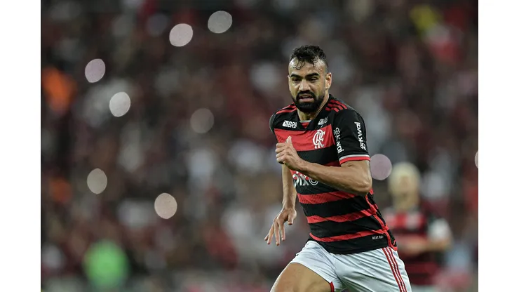 Fabricio Bruno jogador do Flamengo durante partida contra o Palmeiras. Foto: Thiago Ribeiro/AGIF