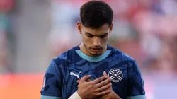 Damián Bobadilla, meio-campista do São Paulo, corre risco de não enfrentar o Atlético-MG na Copa do Brasil