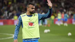 Fabricio Bruno of Brazil gestures, friendly, Spain v Brazil, Santiago Bernabeu Stadium, March 26, 2024, Madrid, Spain.