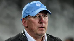 John Textor, dono da SAF do Botafogo, em jogo contra o Atlético-GO, no Estádio Nílton Santos, pelo Campeonato Brasileiro, no dia 18/04/2024.