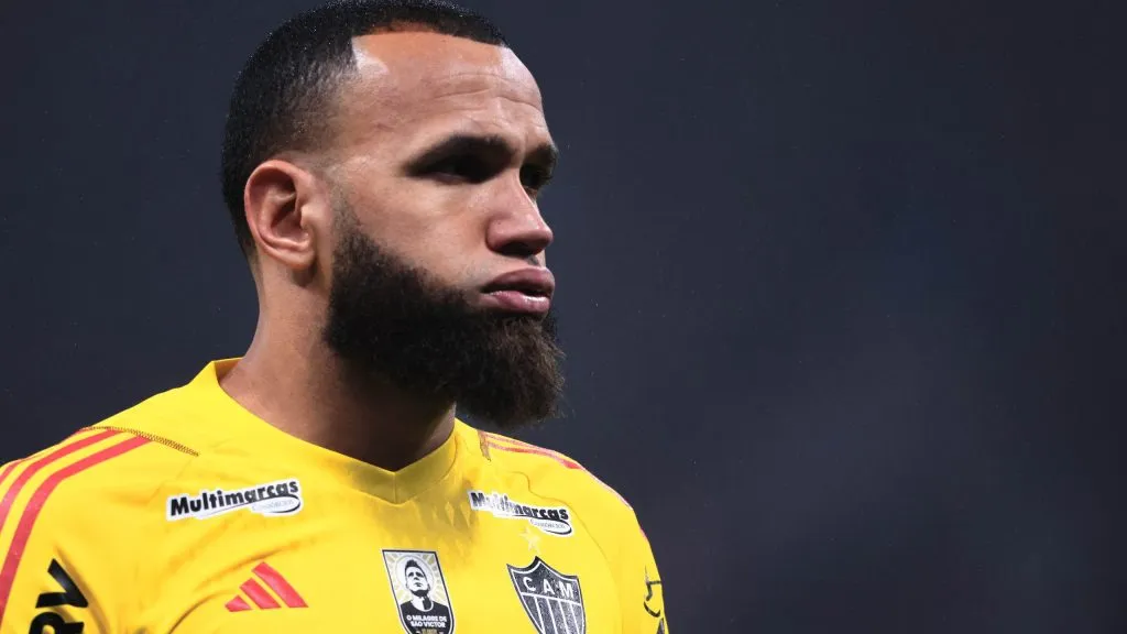 SP – SAO PAULO – 31/05/2023 – COPA DO BRASIL 2023, CORINTHIANS X ATLETICO-MG – Everson goleiro do Atletico-MG durante partida contra o Corinthians no estadio Arena Corinthians pelo campeonato Copa do Brasil 2023. Foto: Ettore Chiereguini/AGIF