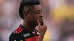 Bruno Henrique jogador do Flamengo durante partida contra o Corinthians. Foto: Ettore Chiereguini/AGIF