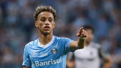 Bitello, em ação pelo Grêmio, quando defendia o Tricolor Gaúcho. Foto: Pedro H. Tesch/AGIF