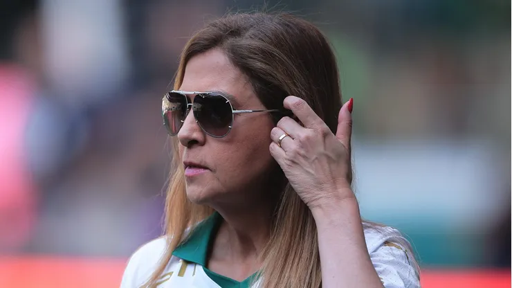 SP - SAO PAULO - 18/08/2024 - BRASILEIRO A 2024, PALMEIRAS X SAO PAULO - leila pereira presidente do Palmeiras durante partida contra o Sao Paulo no estadio Arena Allianz Parque pelo campeonato Brasileiro A 2024. Foto: Ettore Chiereguini/AGIF