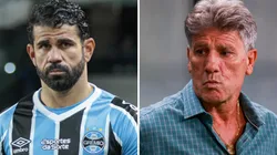 Diego Costa e Renato Gaúcho não escaparam de punição após rebeldia na Bahia