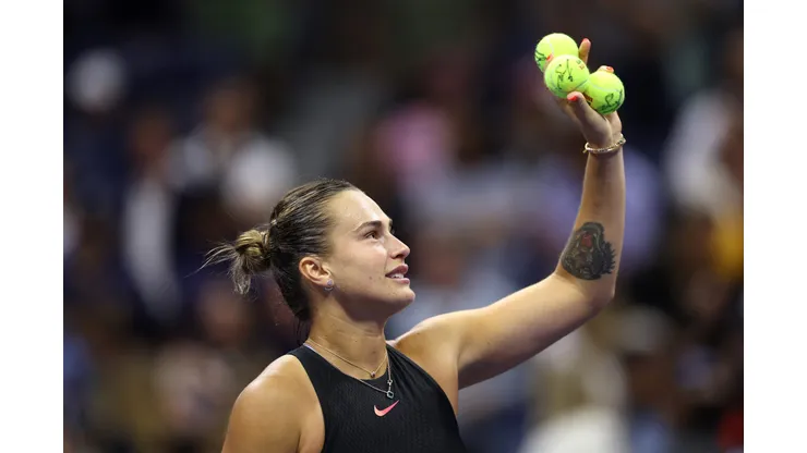 Aryna Sabalenka encara Jessica Pegula em mais uma final de grand slam da sua carreira (Foto: Sarah Stier/Getty Images)