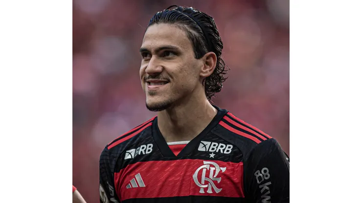 Pedro jogador do Flamengo durante partida contra o Criciúma. Foto: Isabela Azine/AGIF