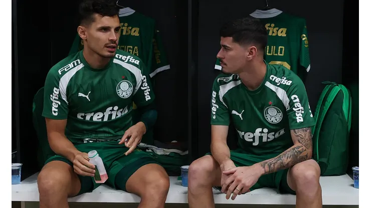 Raphael Veiga destacou situação única de Rômulo - Foto: Cesar Greco/Palmeiras/by Canon