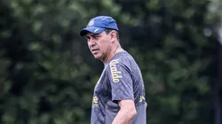 Carille sofre com desfalques no Santos. Foto: Raul Baretta/ Santos FC