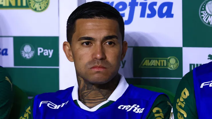 Dudu ficou no banco no último jogo do Palmeiras. Foto: Marcello Zambrana/AGIF