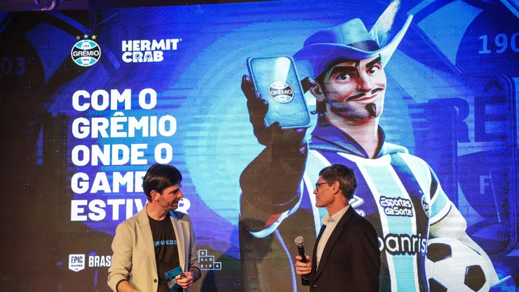 Grêmio no mundo dos games com nova parceria com Hermit Crab. Foto: Caroline Motta / Grêmio FBPA / Flickr